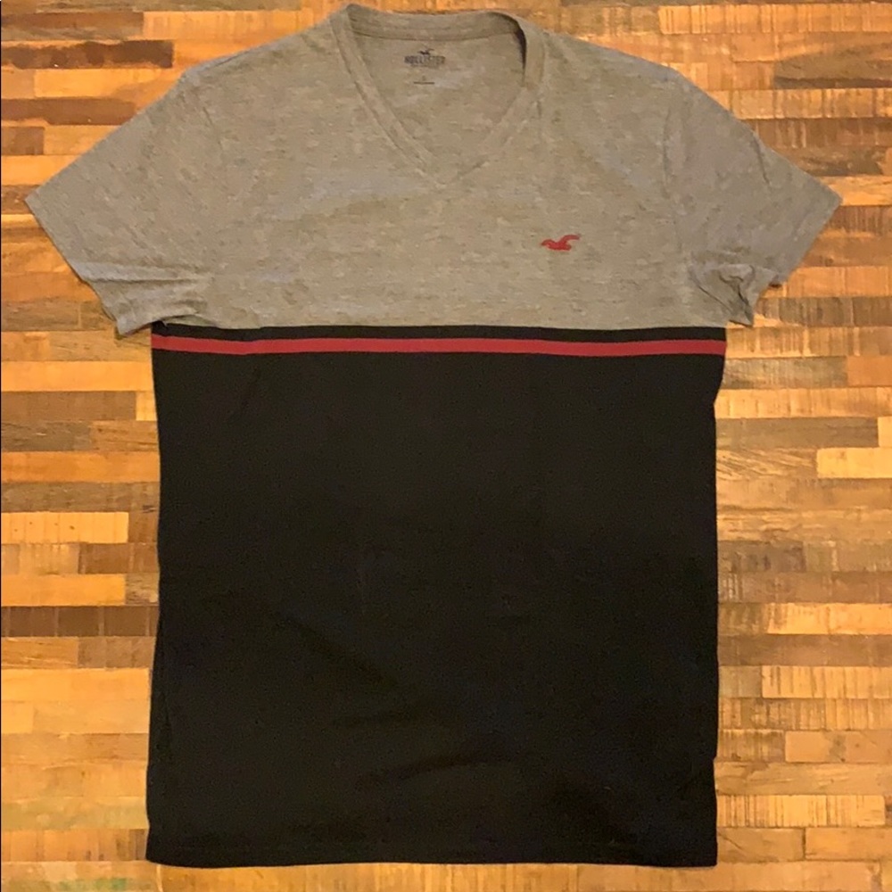 Hollister Stripe V-neck